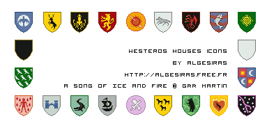 Westeros Houses icons