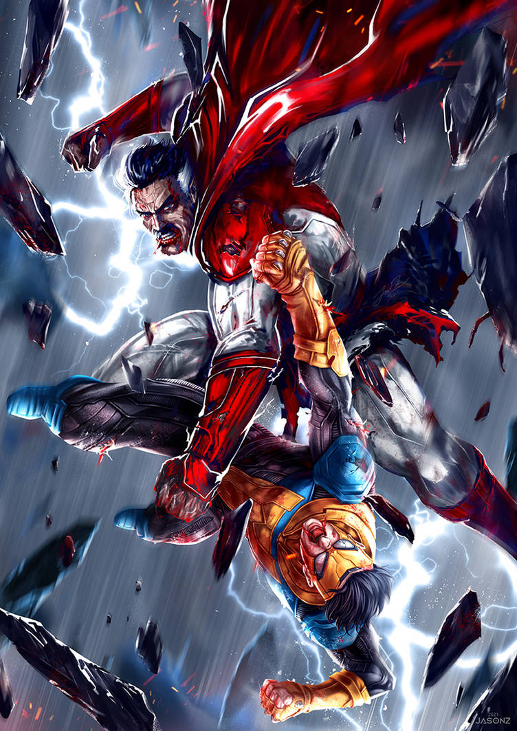 Omni-man vs Invincible by SUJIAYI on DeviantArt