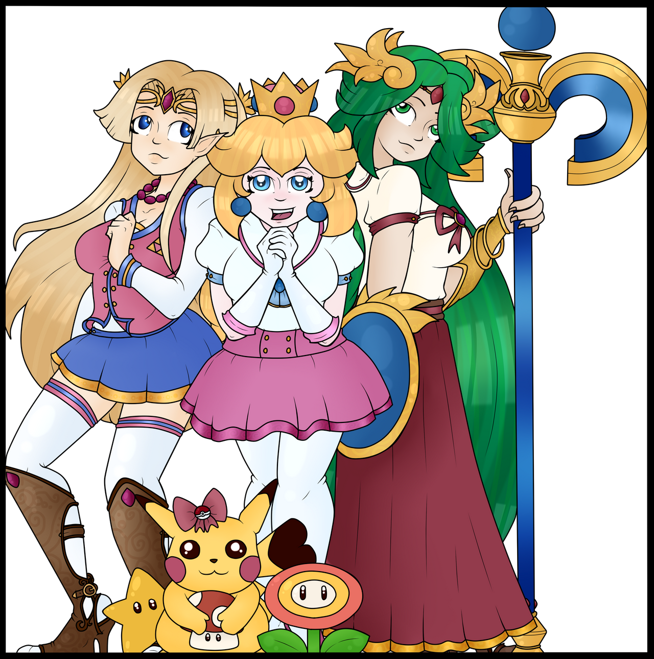 SSBU Magical School Girls AU