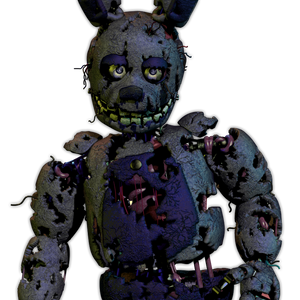 Springtrap with a blue color scheme