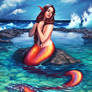 Mermaid in a Tide Pool