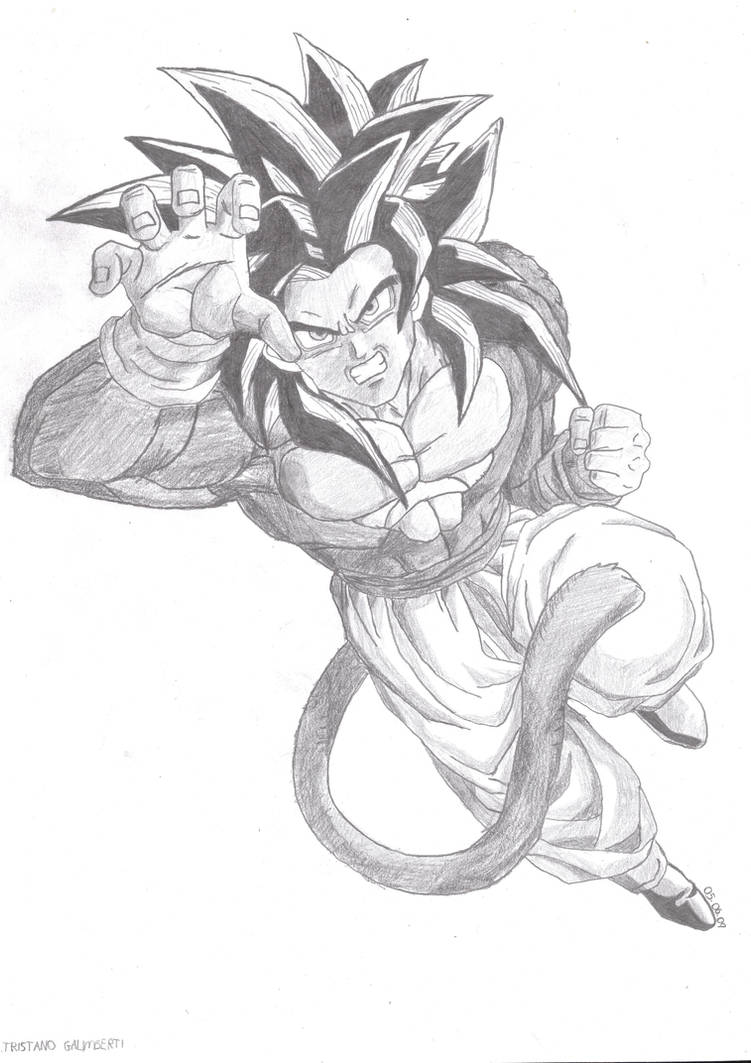 Super saiyan 4 Goku by Barbicanboy on DeviantArt