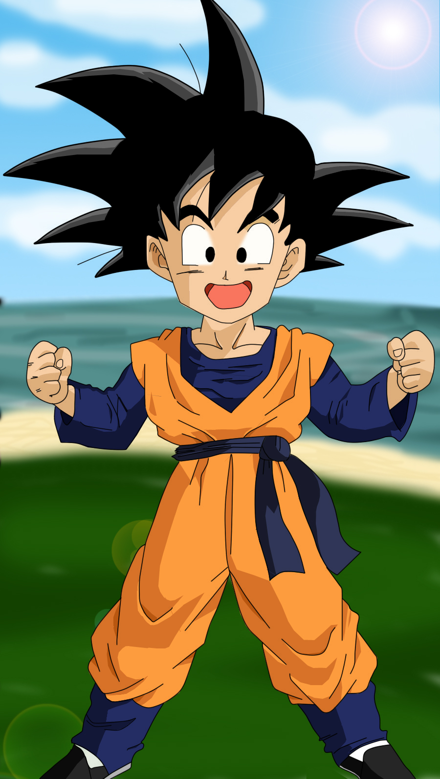 Goten at the Beach by Barbicanboy on DeviantArt Goten at the Beach by Barbicanboy on DeviantArt