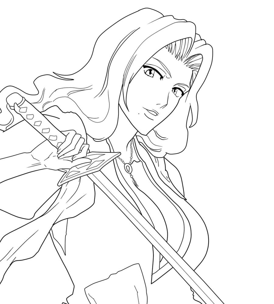 Rangiku Matsumoto lineart