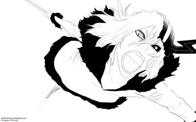 BLEACH 420 Hichigetsu lineart