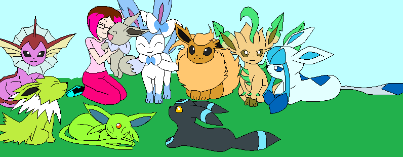 Shiny Eeveelutions Part 1 (update) by godpog on DeviantArt