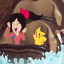 Riding splash mountain