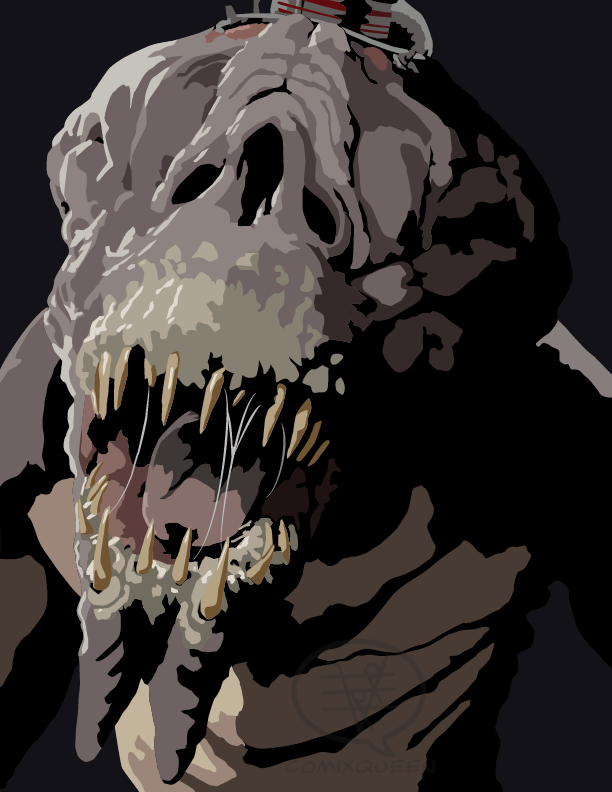 Future Predator Vector Portrait