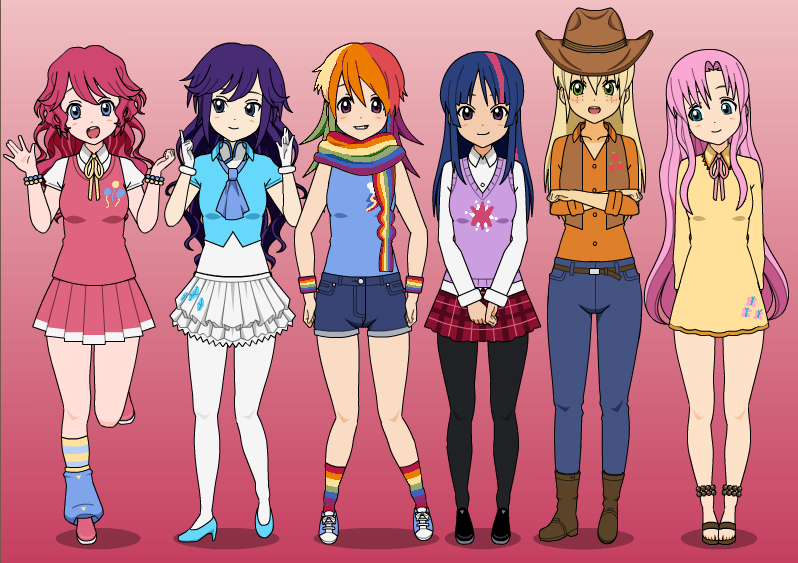 Kisekae 2 Styled Mane Six