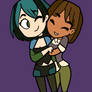 Gwen and Courtney - Cuddles