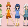 Some Kisekae 2 Gijinka Pokemon Starters (Female)