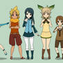 Kisekae 2 Styled Gijinka Eeveelutions