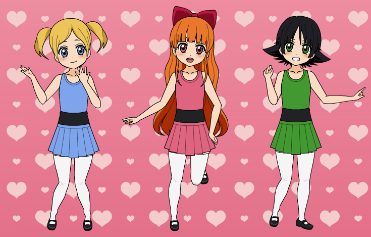 Kisekae 2 Styled Powerpuff Girls