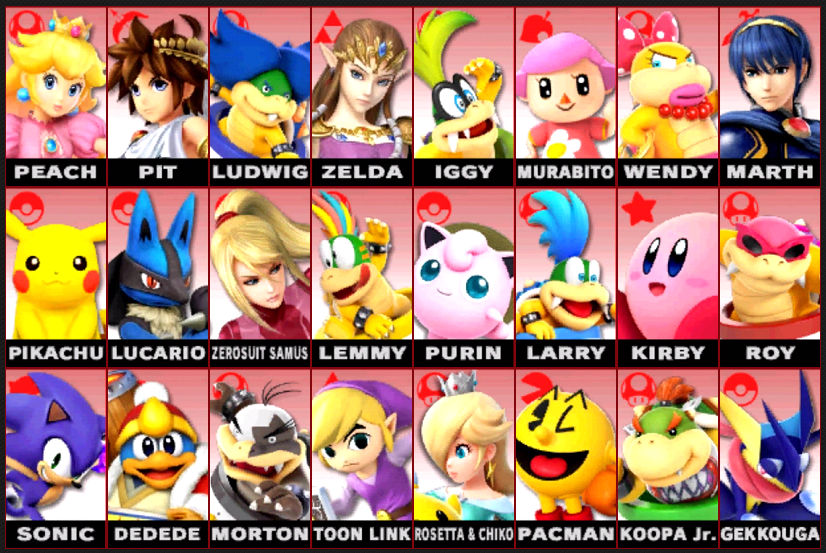 My Possible SSB4 Roster by Kitty-McGeeky97 on DeviantArt