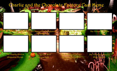 Chocolate Factory Cast Meme Template