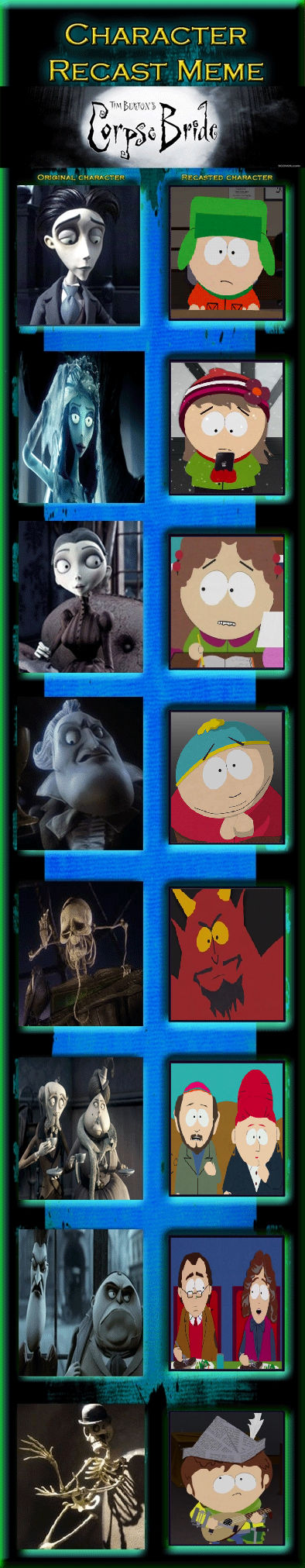 South Park Corpse Bride Recast