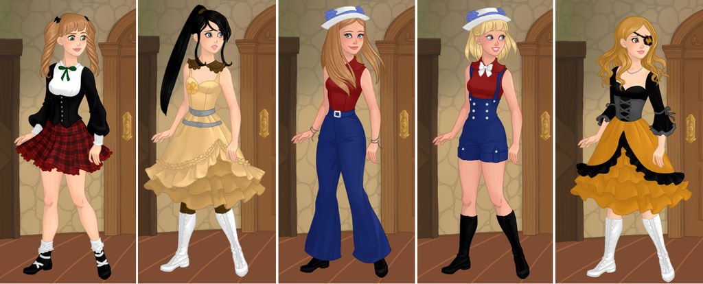 Soul Eater girls in Wonderland
