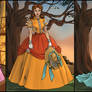 Mario ladies as Southern Belles
