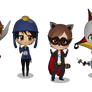 Coon and Friends chibis