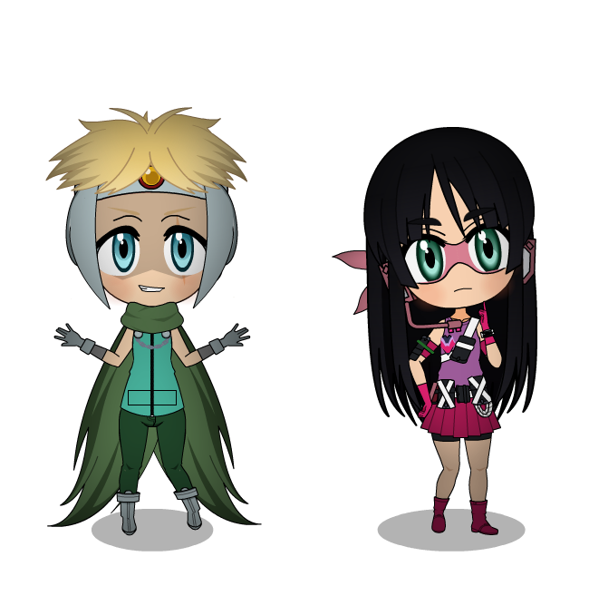 New Kid Allies chibis