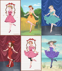 Mario pinup dolls