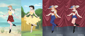 Soul Eater pinup dolls