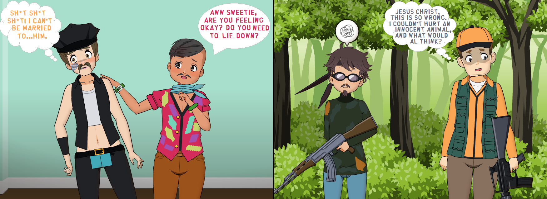Opposing lifestyles