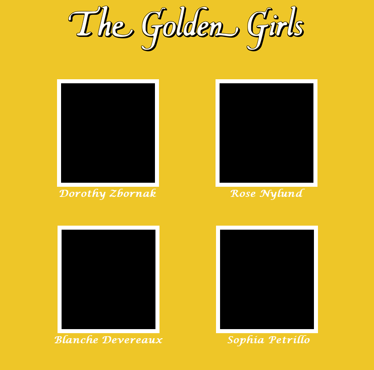 The Golden Girls Cast Meme Template