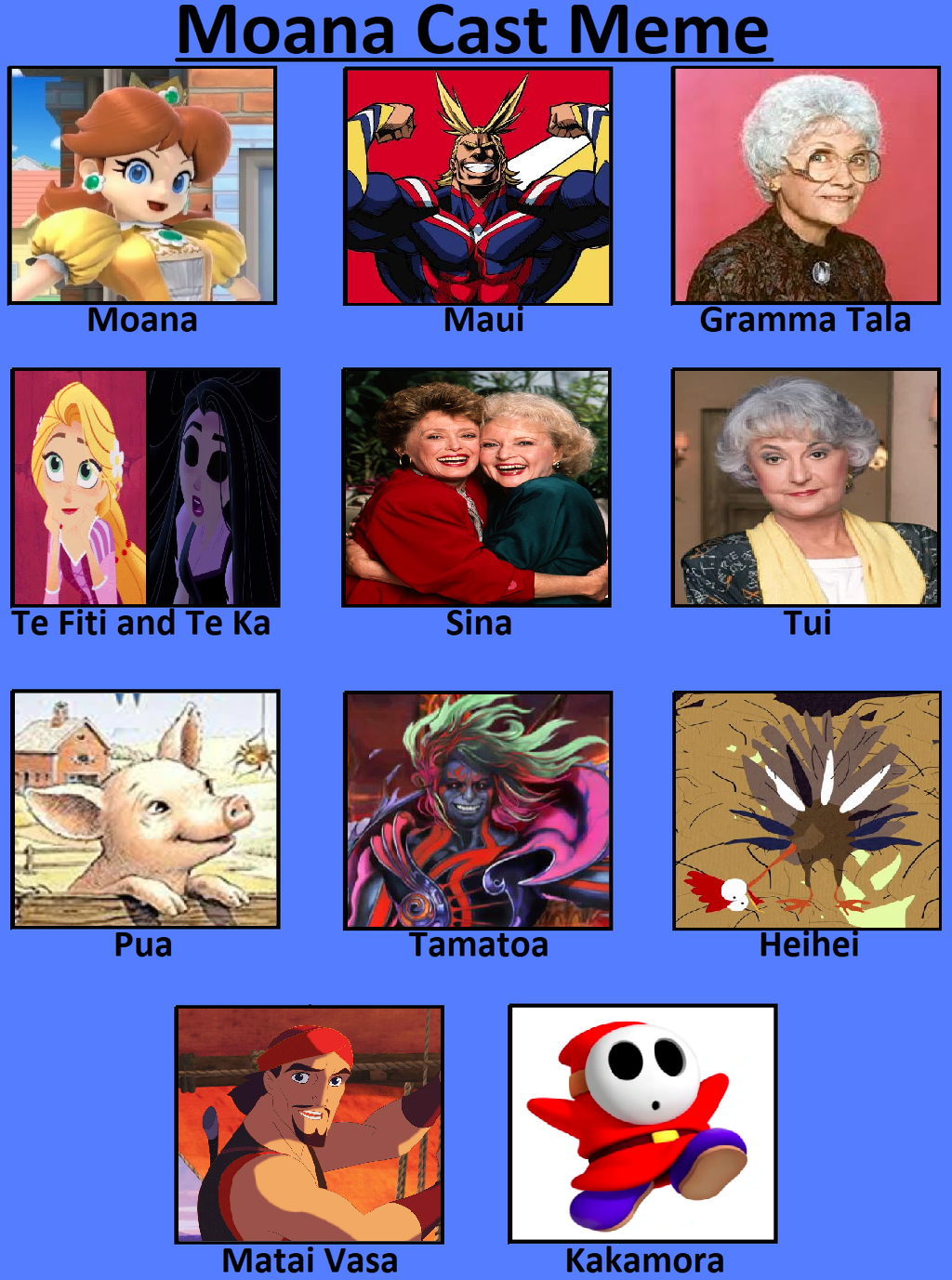 My Moana Recast Meme
