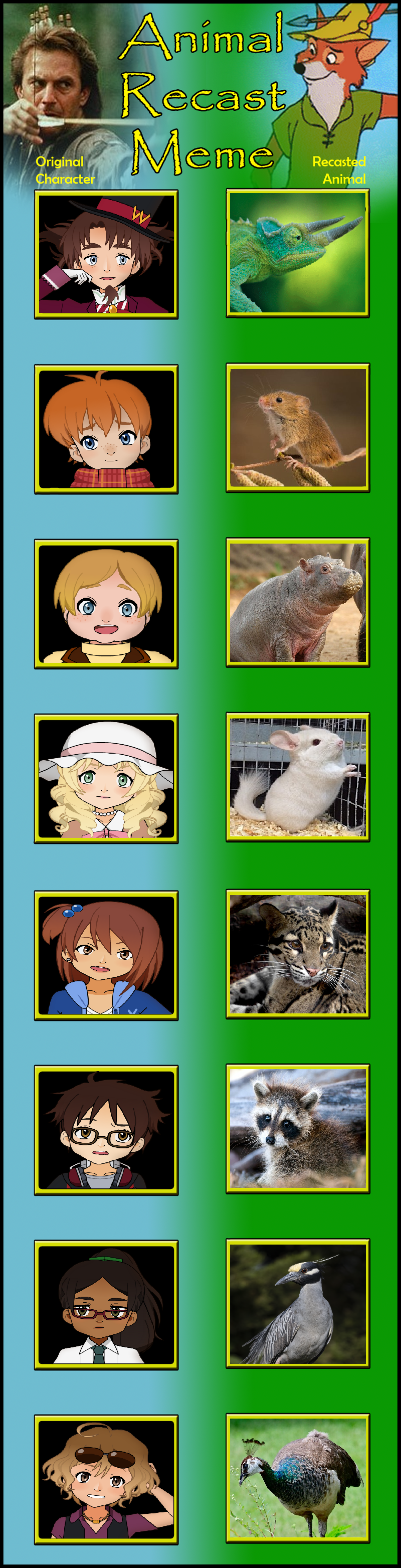 CATCF Animal AU recast meme