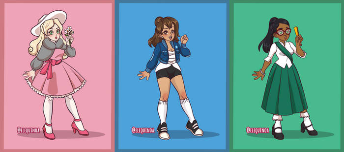 Kartoon Princess CATCF girls