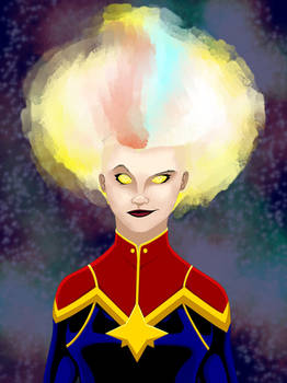Captain Marvel (Carol Danvers) Portrait