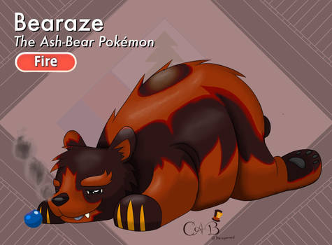 Bearaze, the Ash-Bear Pokemon