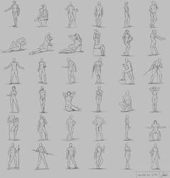 A journey toward 1000 figure drawings - part 1/30