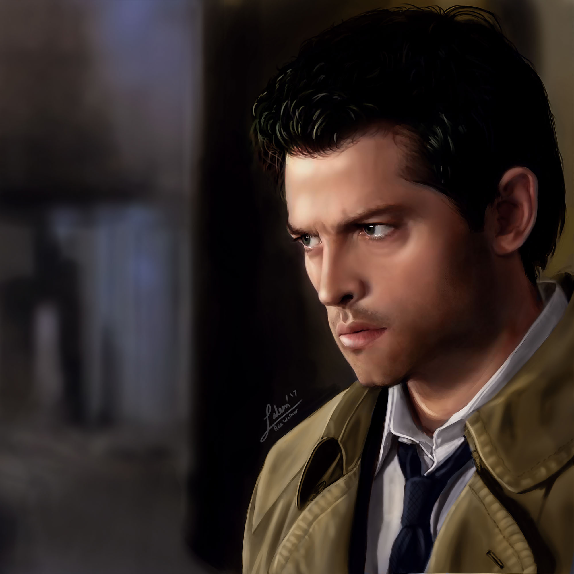 Castiel (Misha Collins) Portrait