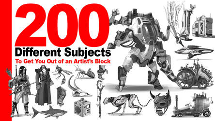 Overcoming an Artist's Block(200 Subjects to draw)