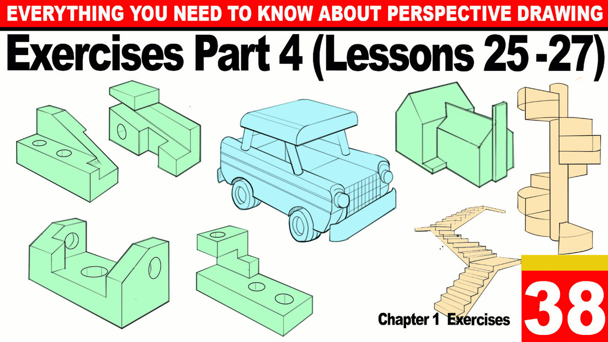 Quick Perspective Exercise Lesson 38: Perspective Exercises on Lesson 25-27 by rainwalker007 on ...