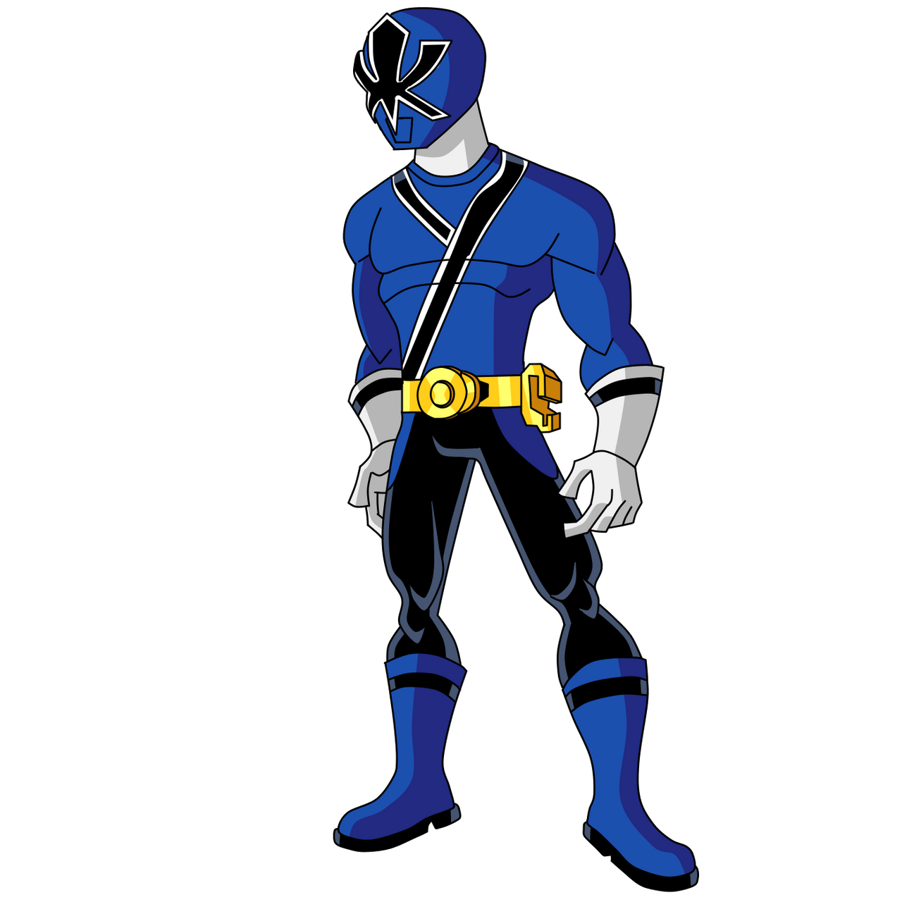 Blue Ranger Samurai by alexfoxf10 on DeviantArt