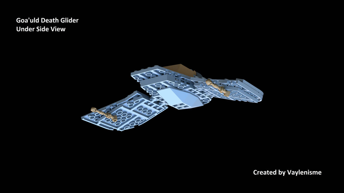 Goa'uld Death Gliders - Under Side View by Vaylenisme on DeviantArt