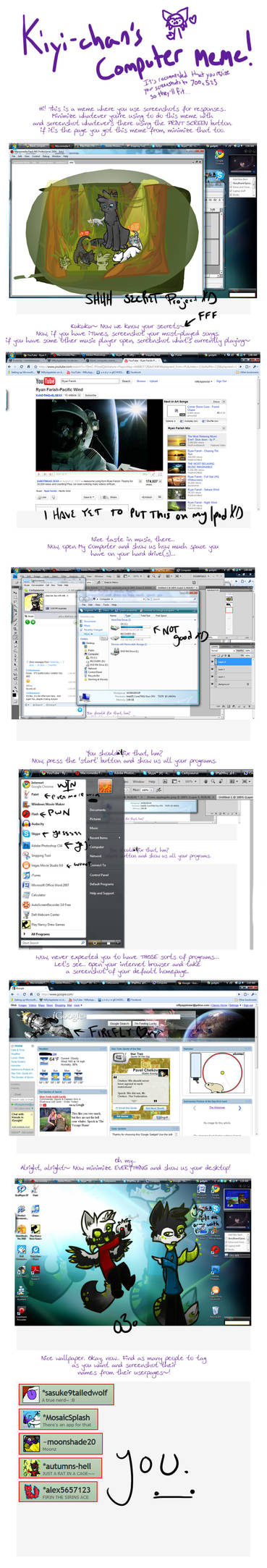 Computer screen meme by Nifty-senpai on DeviantArt