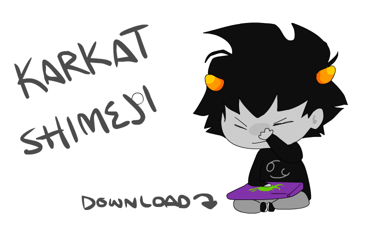Karkat Shimeji by Nifty-senpai
