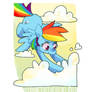 Rainbow Dash Clearing the Skies