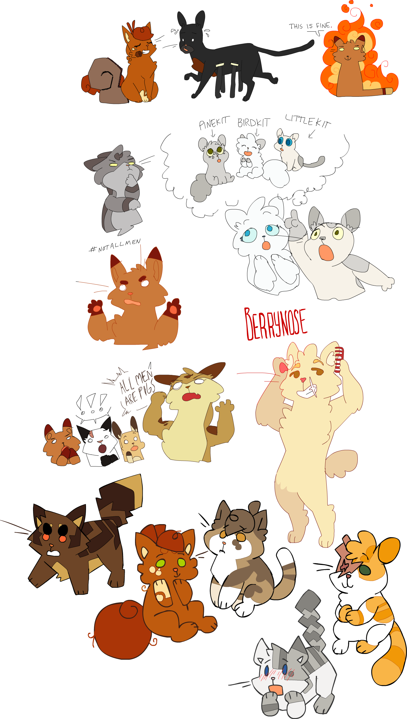 Warrior Cats Doodles By Nifty senpai On DeviantArt warrior-cats-doodles-by-nifty-senpai-on-deviantart