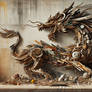 Dragon in Arte Povera