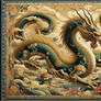 Dragon as Silk Rug