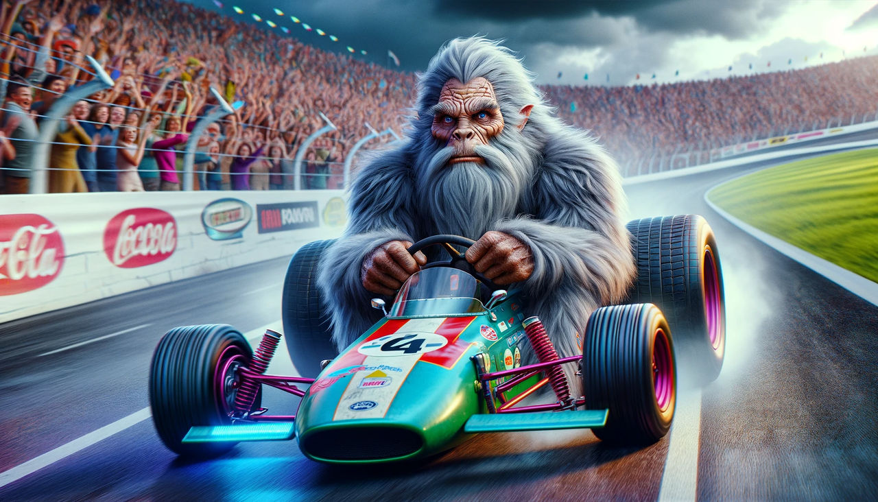 Animal Riding Formula 1 Unusual Bigfoot Sightings - Formula 1 Racing by heartyjessman on DeviantArt