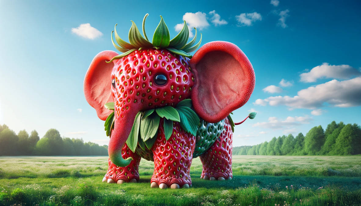Strawberry Elephant By Heartyjessman On DeviantArt strawberry-elephant-by-heartyjessman-on-deviantart