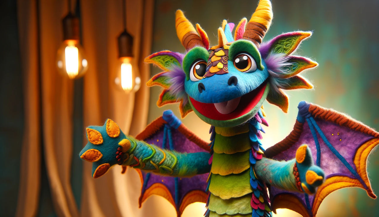 Dragon as Puppet by heartyjessman on DeviantArt