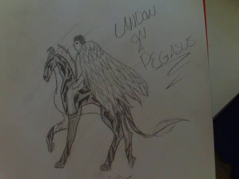 Landon on a Pegasus