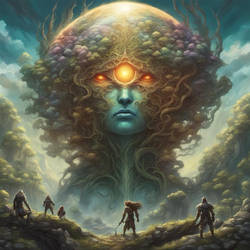 Gaia conceives the cyclops and the titans